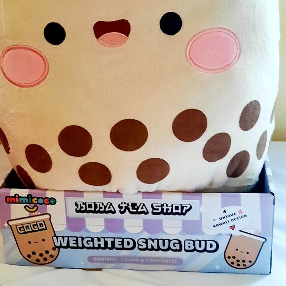 MImicoco Boba Teashop Weighted Snug Bud. Soothbes , Calmes and Comfort - Picture 1 of 9